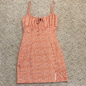 Mini spaghetti strap dress